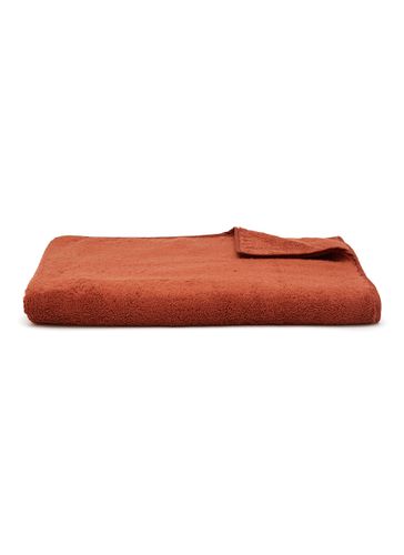 Unito Cotton Bath Sheet - Sunset Red - FRETTE - Modalova