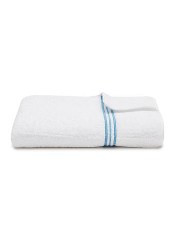 Triplo Bourdon Cotton Terry Bath Towel − Lagoon - FRETTE - Modalova