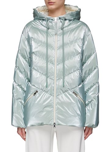 ‘Oeting' Hooded Chevron Puffer Jacket - MONCLER - Modalova