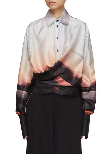 City Print Convertible Shirt - PETER DO - Modalova