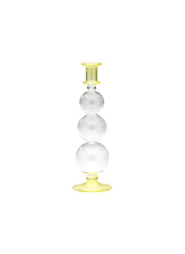 Bubble Glass Candle Holder - Yellow - ANNA + NINA - Modalova