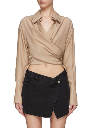 ‘Sabinas' Long Sleeve Silk Top - GAUGE81 - Modalova