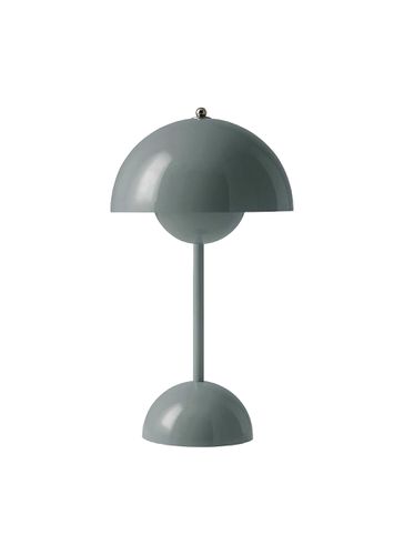 ‘FLOWERPOT VP9' PORTABLE TABLE LAMP - STONE BLUE - TRADITION - Modalova