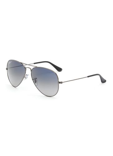 Gradient Blue Lens Metal Aviator Sunglasses - RAY BAN - Modalova
