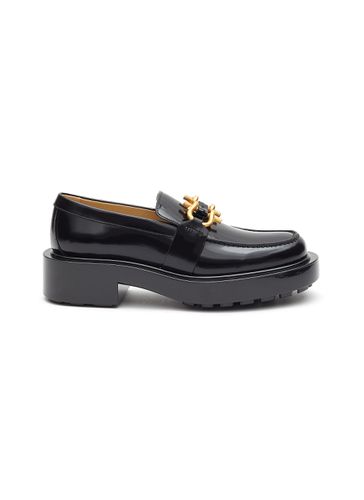 ‘Monsieur' Buckle Appliqué Patent Leather Loafers - BOTTEGA VENETA - Modalova