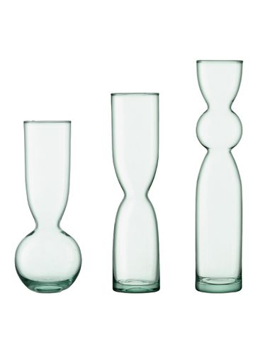 Canopy Recycled Glass Trio Vase Set - LSA - Modalova
