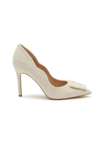 ‘HARRIETT' BEAD EMBELLISHED BUCKLE SCALLOP PUMPS - SAM EDELMAN - Modalova