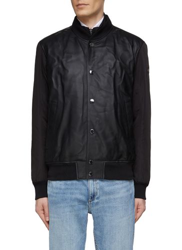 ‘Aqualeather' Leather Baseball Jacket - PAUL & SHARK - Modalova