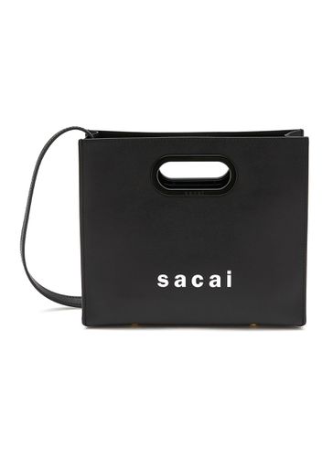 Small Leather Shopper Bag - SACAI - Modalova