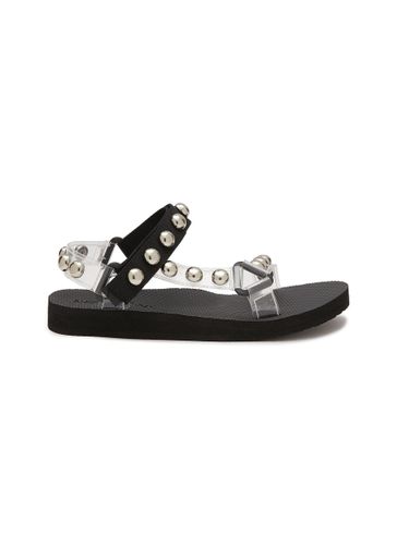 ‘Trekky Fun' Stud Embellished Double Band PVC Sandals - ARIZONA LOVE - Modalova