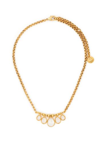 ‘Cachemire' 24K Gold Plated Brass Rock Crystal Necklace - GOOSSENS - Modalova