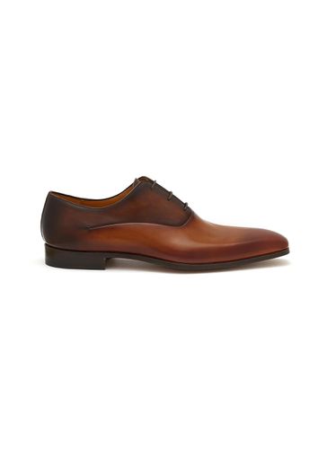 ‘Canalete' Burnished Leather Plain Toe Oxford Shoes - MAGNANNI - Modalova