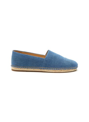 ‘Audrey' Washed Denim Espadrilles - PEDDER RED - Modalova