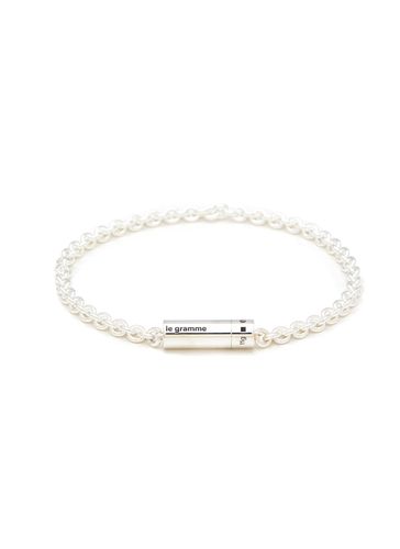 G POLISHED STERLING SILVER CHAIN CABLE BRACELET - LE GRAMME - Modalova