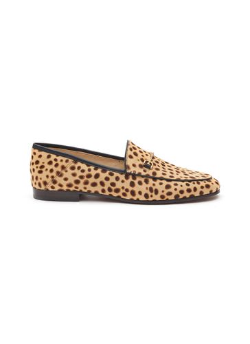 ‘Loraine' Cheetah Print Horsebit Almond Toe Loafers - SAM EDELMAN - Modalova
