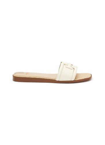 ‘Irina' Logo Strap Leather Slides - SAM EDELMAN - Modalova