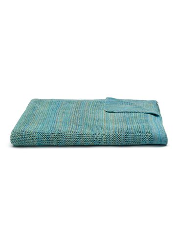 Balade King Size Bed Cover Throw - Blue Green - CELSO DE LEMOS - Modalova