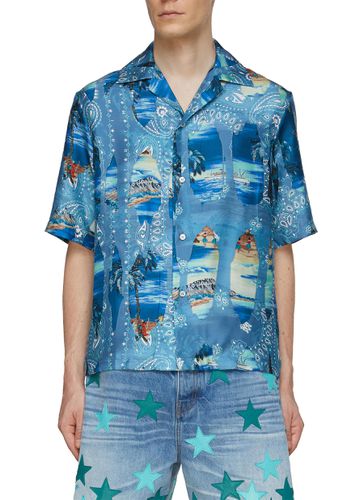 Bleach Bandana Island Print Bowling Shirt - AMIRI - Modalova