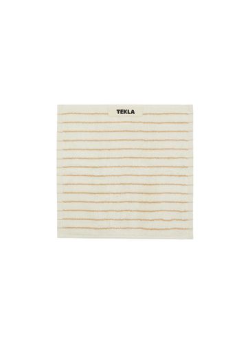 Organic Cotton Terry Washcloth - Sienna Stripes - TEKLA - Modalova