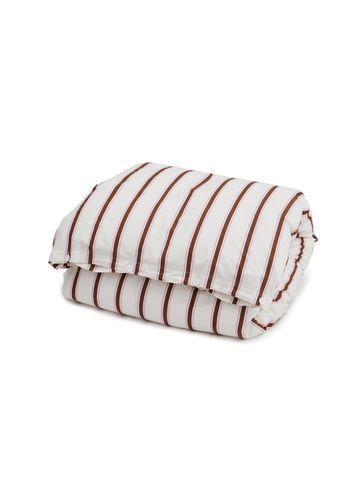 Organic Cotton Queen Size Duvet Cover - Anholt Stripes - TEKLA - Modalova