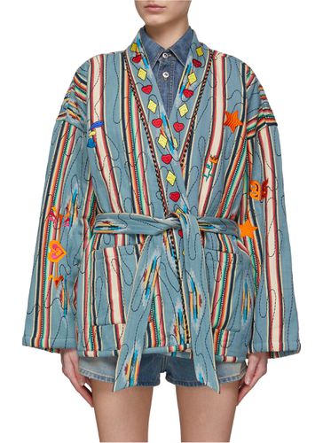 ‘New Santa Fe' Belted Cotton Kimono - MONOKI - Modalova