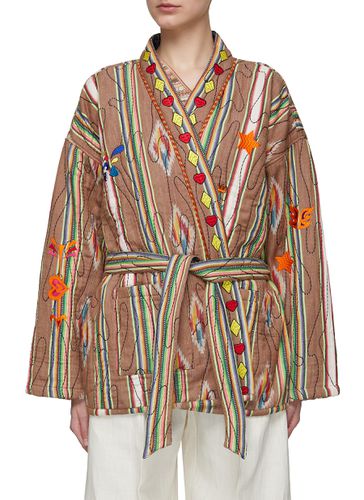 ‘Santafe' Belted Cotton Kimono - MONOKI - Modalova