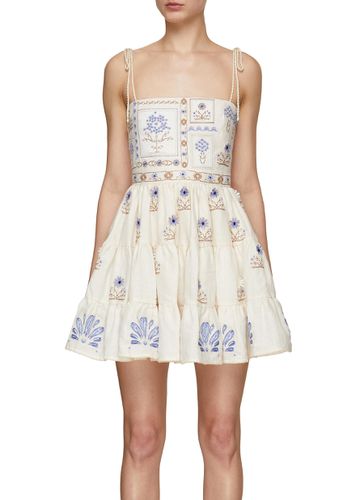 Lima Embroidered Mini Dress - AGUA BY AGUA BENDITA - Modalova