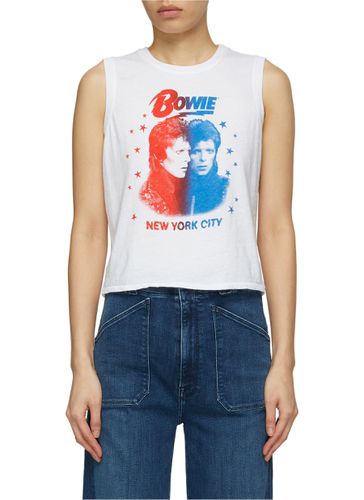 X Bowie® The Strong and Silent Type Print Tank Top - MOTHER - Modalova