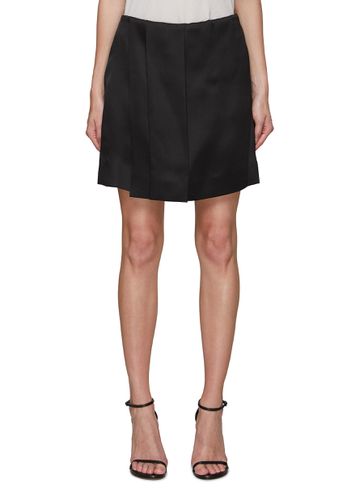 Panelled Silk Mini Skirt - GIA STUDIOS - Modalova