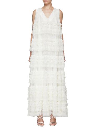 French Tiered Lace Maxi Dress - SOONIL - Modalova