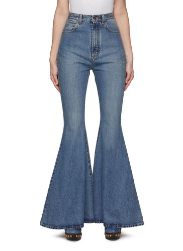 Medium-Washed Flared Leg Jeans - ALAÏA - Modalova