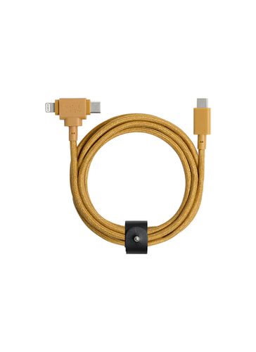 Belt Cable Duo USB-C to USB-C/Lightning 1.5M - Kraft - NATIVE UNION - Modalova