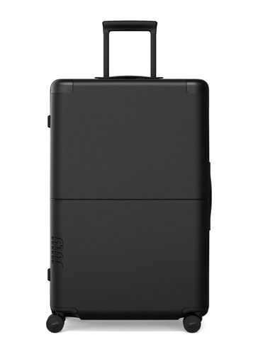 Checked Plus Suitcase - Charcoal Black - JULY - Modalova