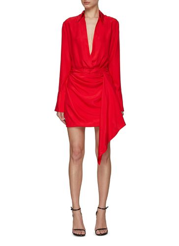 Gravia Silk Shirt Dress - GAUGE81 - Modalova