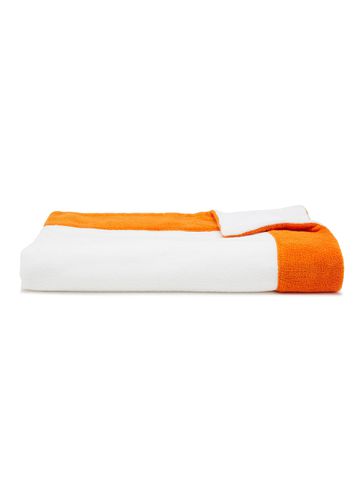 Portofino Beach Towel - White/Tangerine - ABYSS - Modalova