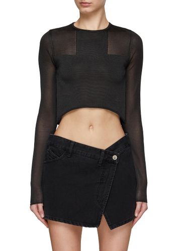 Brookton See Through Panel Cropped Top - GAUGE81 - Modalova