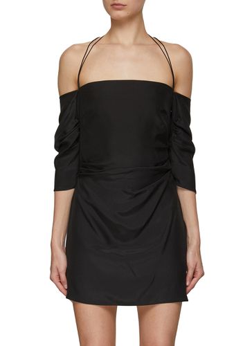 Samaca Off Shoulder Silk Mini Dress - GAUGE81 - Modalova