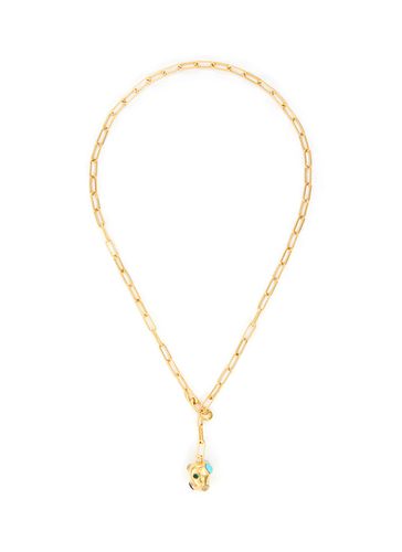 K Gold Plated Multi-Gemstone Nugget Pendant Necklace - MISSOMA - Modalova