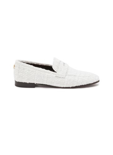 Flaneur Lurex Tweed Loafers - BOUGEOTTE - Modalova