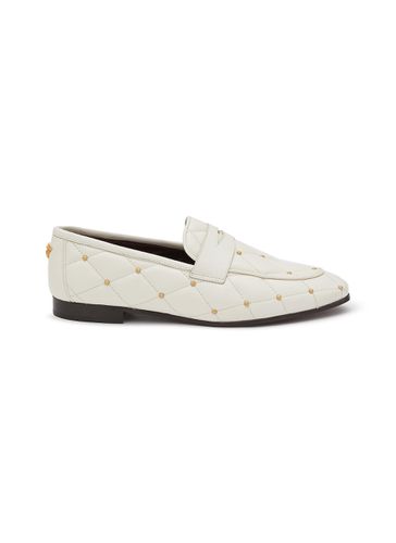 Flaneur Studded Leather Loafers - BOUGEOTTE - Modalova