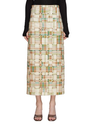Weave Panel Maxi Skirt - A.W.A.K.E. MODE - Modalova