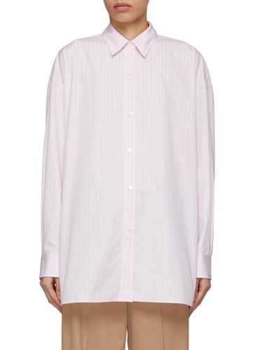 Oversized Stripe Button Up Shirt - THEORY - Modalova