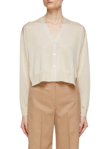 Hanelee' Side Slit Plaited Cardigan - THEORY - Modalova