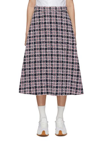 A-Line Tweed Midi Skirt - THOM BROWNE - Modalova