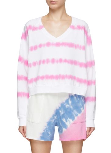 Andie Tie Dye Stripe Sweatshirt - ELECTRIC & ROSE - Modalova