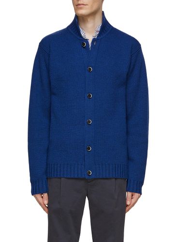 Virgin Wool High Neck Cardigan - BARENA - Modalova