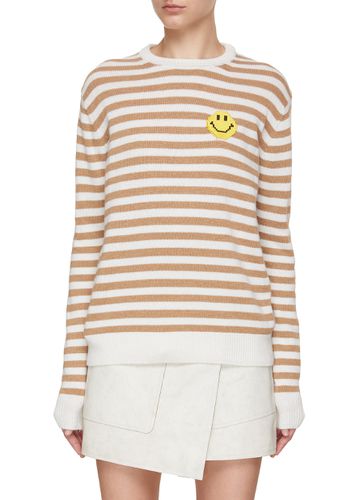 Smiley Face Striped Sweater - JOSHUA'S - Modalova