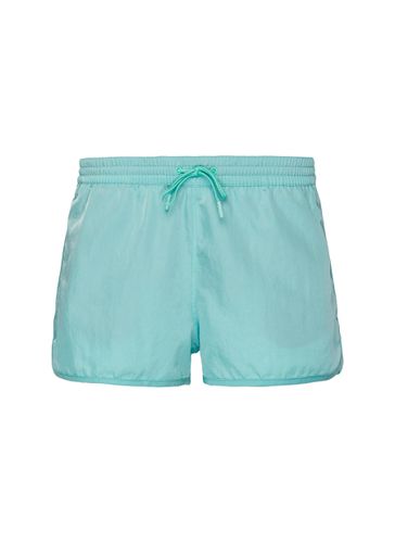 Drawstring Waist Mesh Lining Twill Weave Swim Trunks - CDLP - Modalova