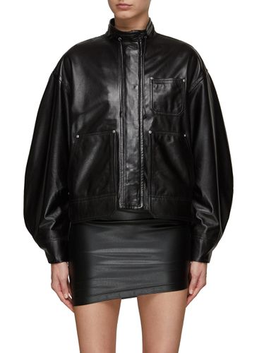 Leather Bomber Jacket - HELMUT LANG - Modalova