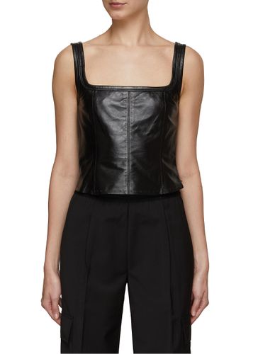 Leather Tank Top - HELMUT LANG - Modalova